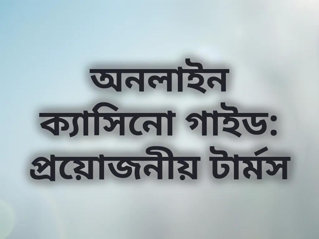 ক্যাসিনো টার্মস